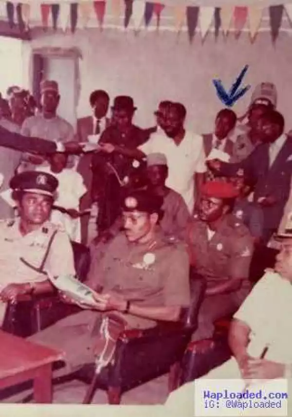Throwback Photo of Buhari In Ogoniland In 1984
